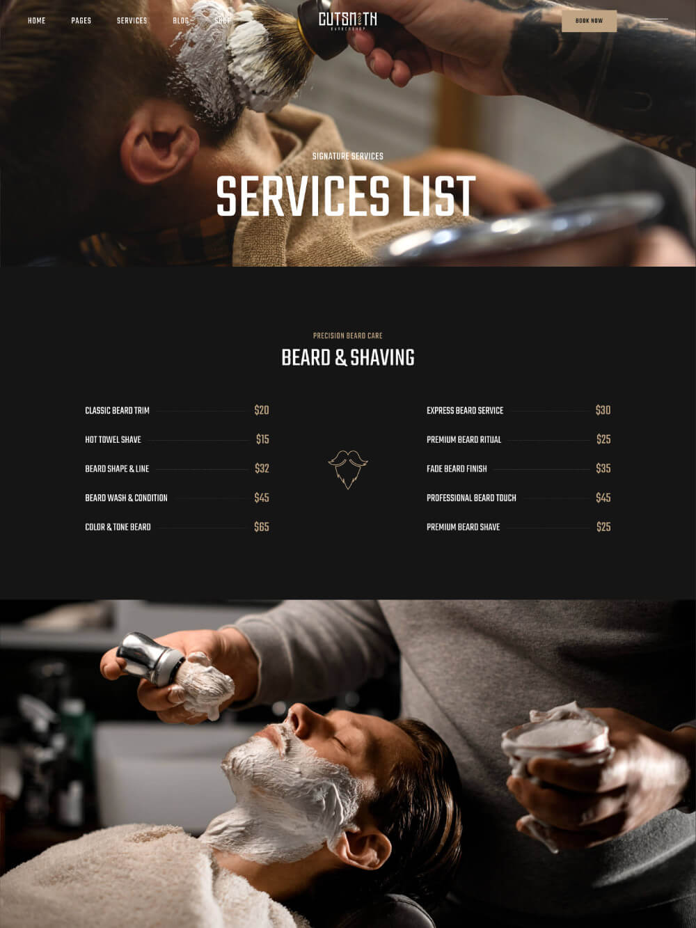 Cutsmith Service List Dark